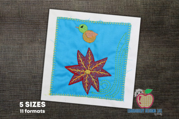 Bird and Holiday Flora Applique Review