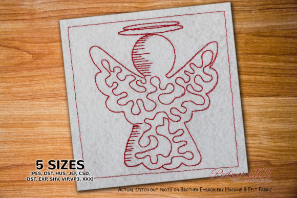 Christmas Angel Redwork: A Festive Review for Holiday Makers