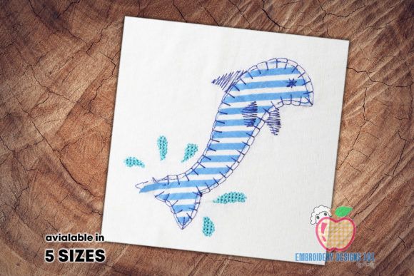 Cute Baby Dolphin Applique: A Pro Review for Small Business Merch