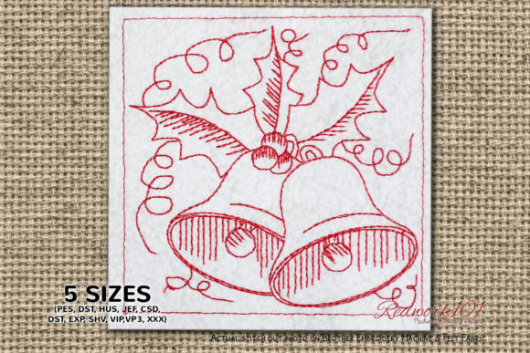 Review: Christmas Holly Bells Machine Design for Boutique Apparel
