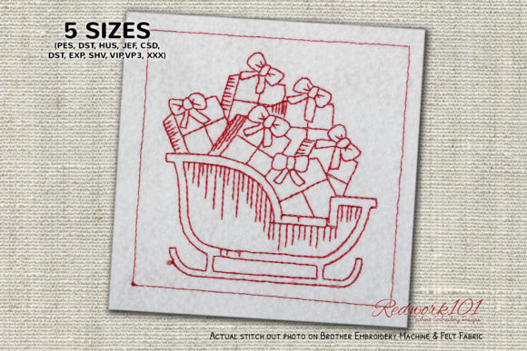 Santa Sleigh Gifts Bluework: A Designer's Review
